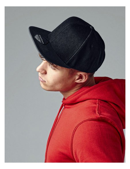 BEE-B661-Original Flat Peak 6 Panel Snapback Cap 2